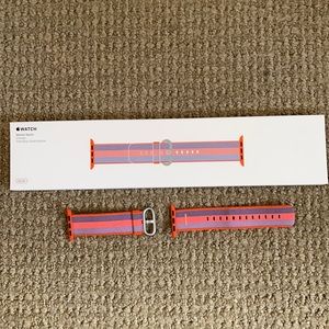 Apple Watch Woven Nylon Orange